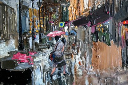 Картина «Летний дождь» — 87х87 см. Холст, масло.